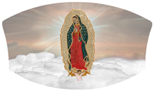 DNSWILL 110 BZ Lady of Guadalupe Clouds Bronze